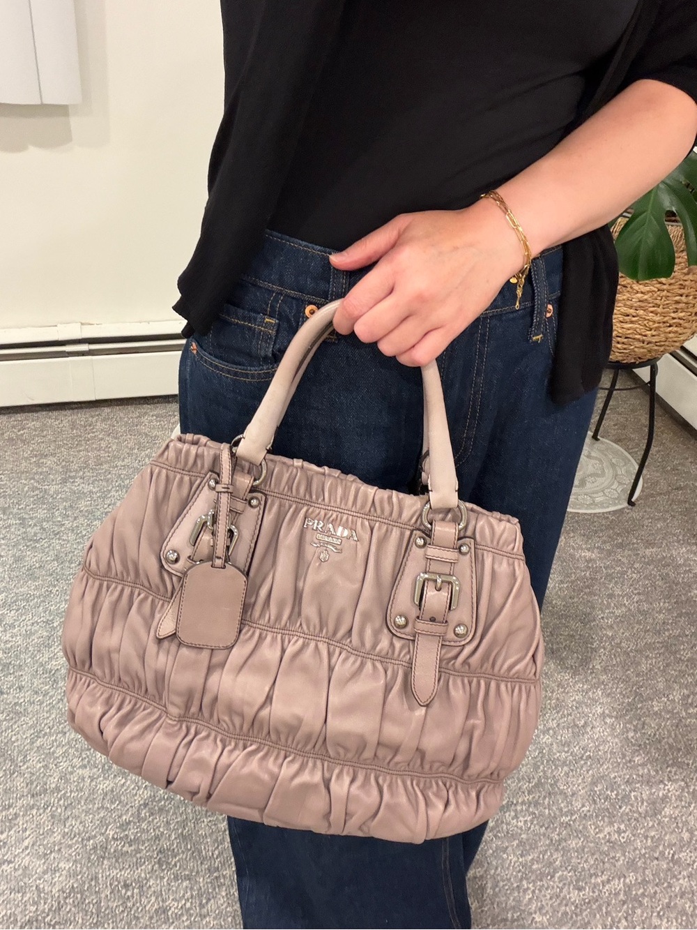 Prada Nappa Gaufre Satchel - Picture 2 of 10